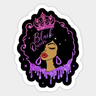 Black Queen, Black Girl Magic, Black Queen, Black Lives Matter Sticker